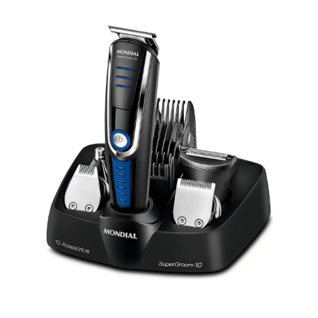 Aparador De Pelos Super Groom 10 Mondial 6W Bivolt BG-03